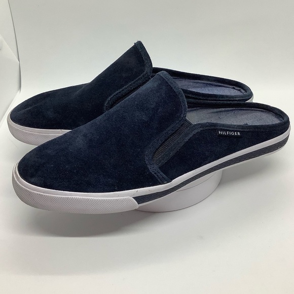 TOMMY HILFIGER SUEDE SLIDE SNEAKERS - Picture 9 of 9